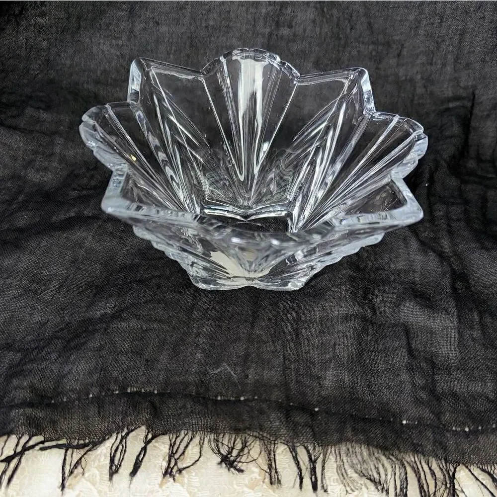 Vintage Crystal Bowl Dish Fifth Avenue Crystal LTD